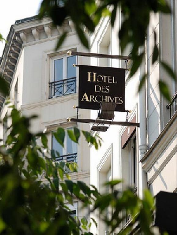 Hotel Des Archives Париж Экстерьер фото